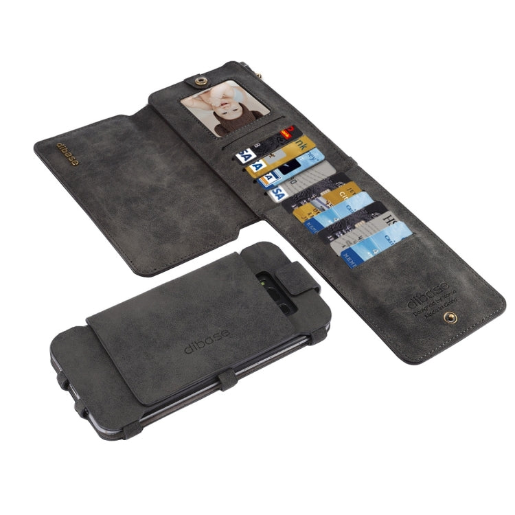 Multi-function Sheep Bar Material Universal Horizontal Flip Case for Galaxy S8 / Galaxy A5 (2017) with Holder & Card Slots & Photo Frame & Hook & Detachable Back Protective Case