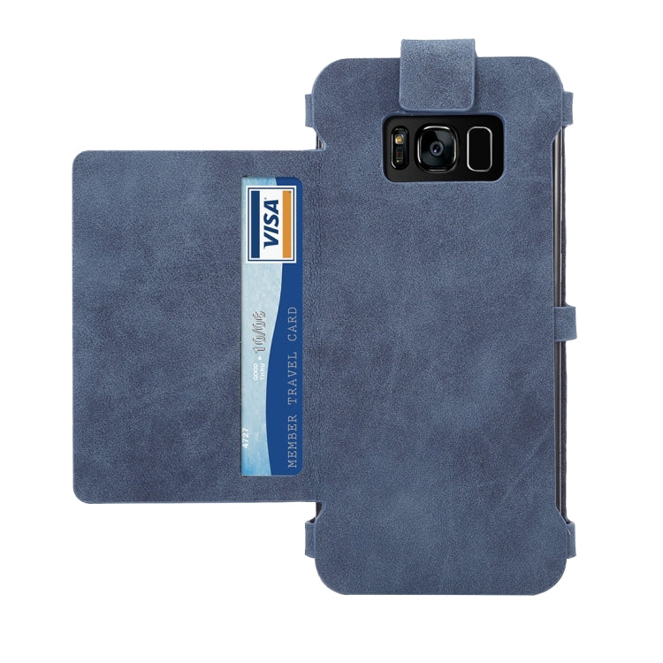 Multi-function Sheep Bar Material Universal Horizontal Flip Case for Galaxy S8 / Galaxy A5 (2017) with Holder & Card Slots & Photo Frame & Hook & Detachable Back Protective Case