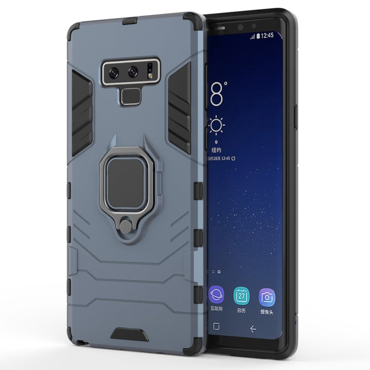 PC + TPU Shockproof Protective Case with Magnetic Ring Holder For Galaxy Note9