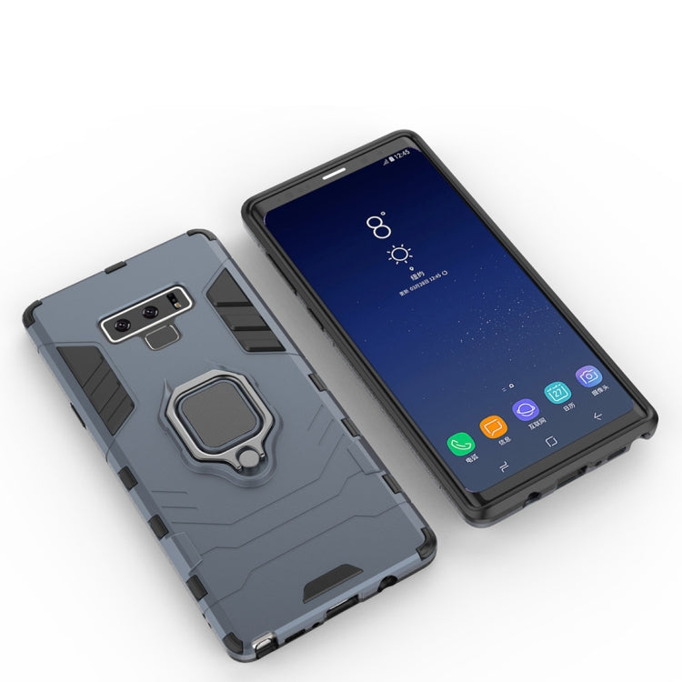PC + TPU Shockproof Protective Case with Magnetic Ring Holder For Galaxy Note9