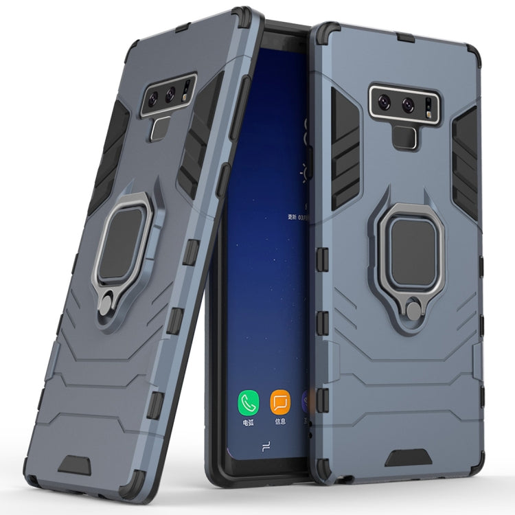 PC + TPU Shockproof Protective Case with Magnetic Ring Holder For Galaxy Note9