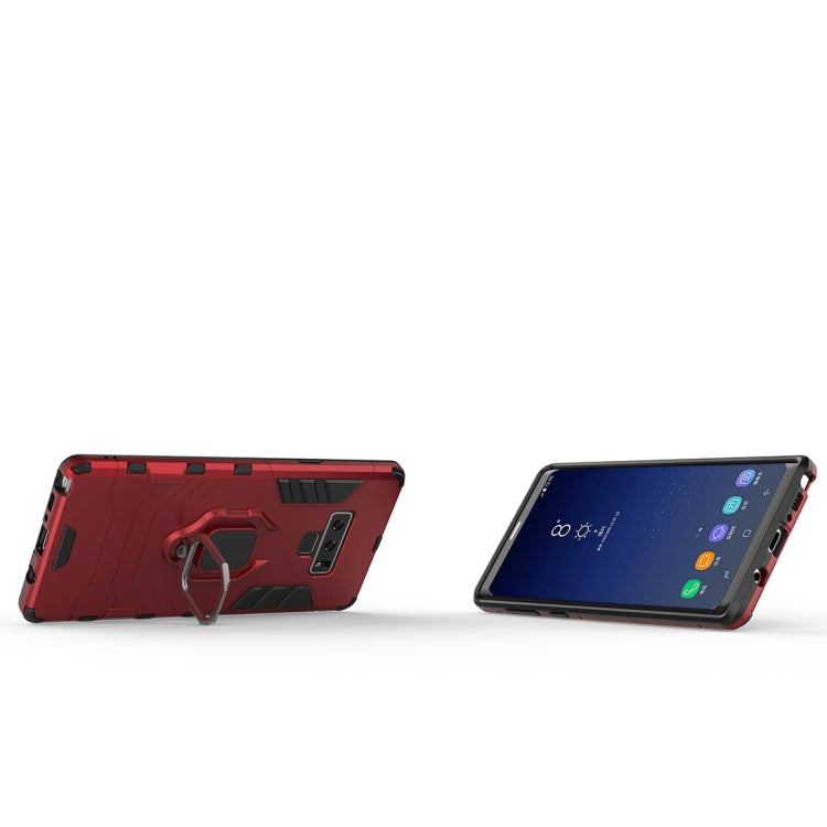 PC + TPU Shockproof Protective Case with Magnetic Ring Holder For Galaxy Note9