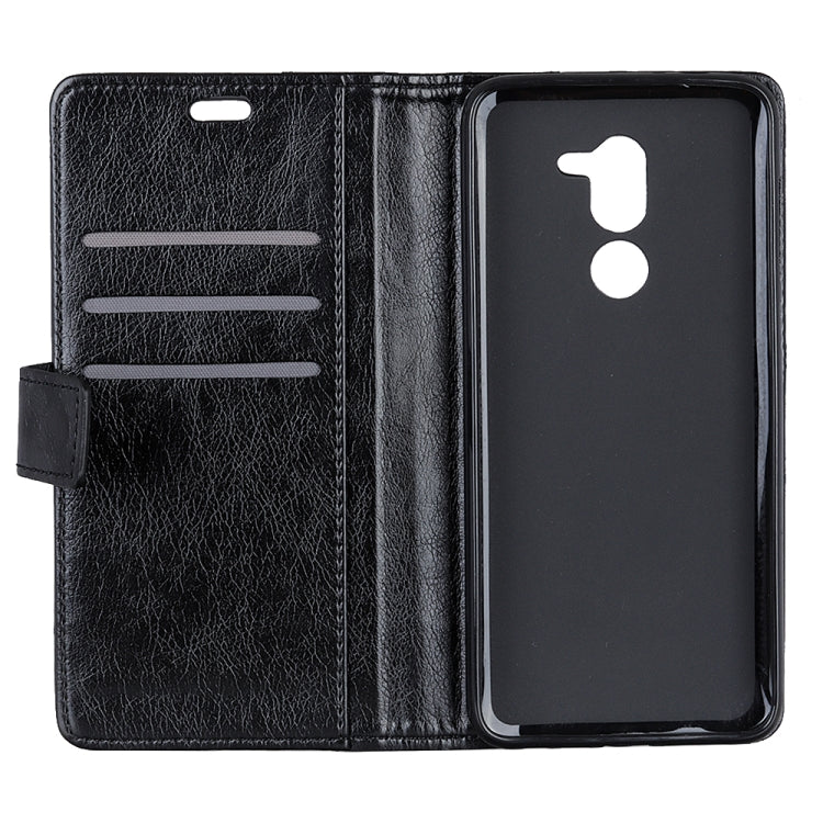 Copper Buckle Nappa Texture Horizontal Flip Leather Case with Holder & Card Slots & Wallet For Galaxy J8 (2018)