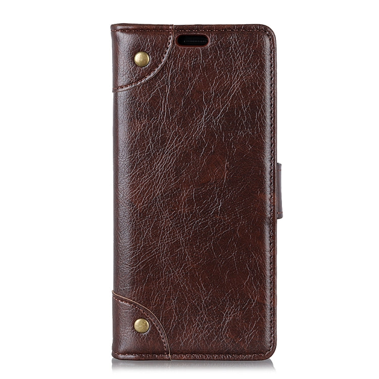 Copper Buckle Nappa Texture Horizontal Flip Leather Case with Holder & Card Slots & Wallet For Galaxy J8 (2018)
