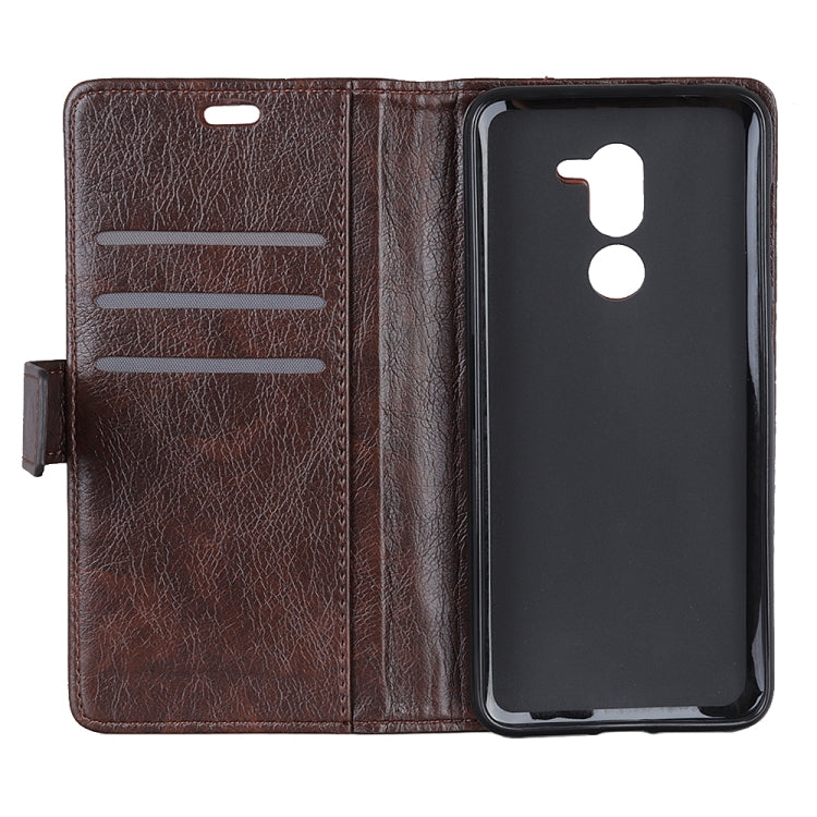 Copper Buckle Nappa Texture Horizontal Flip Leather Case with Holder & Card Slots & Wallet For Galaxy J8 (2018)