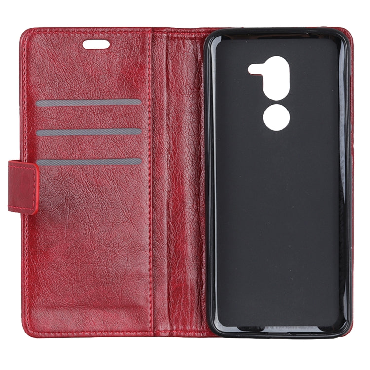 Copper Buckle Nappa Texture Horizontal Flip Leather Case with Holder & Card Slots & Wallet For Galaxy J8 (2018)