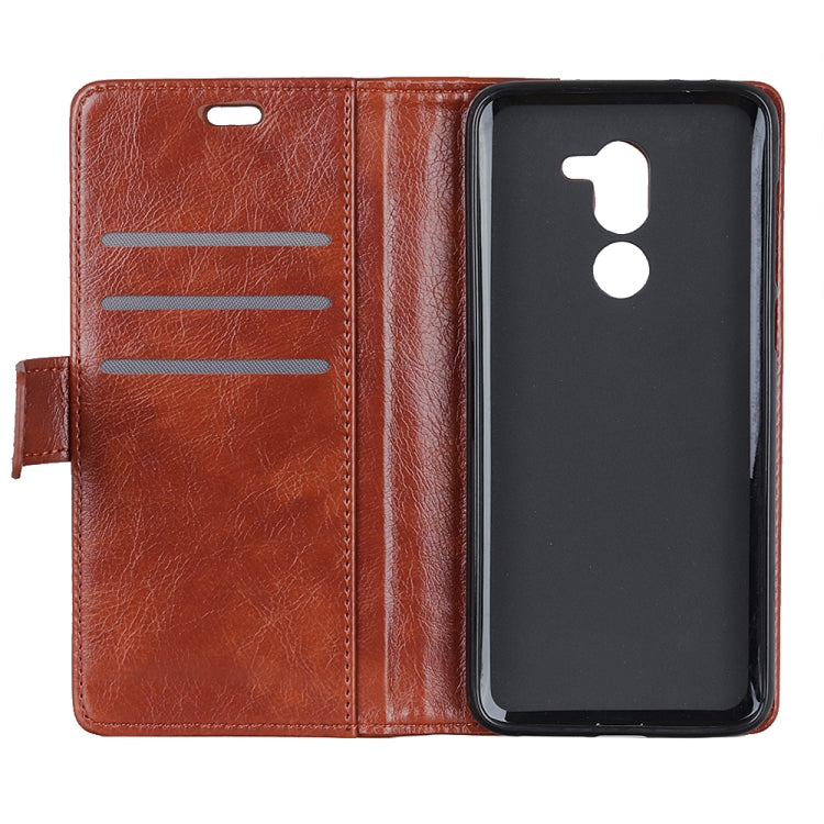 Copper Buckle Nappa Texture Horizontal Flip Leather Case with Holder & Card Slots & Wallet For Galaxy J8 (2018)