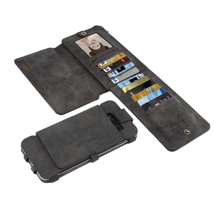 Multi-function Sheep Bar Material Universal Horizontal Flip Case for Galaxy S8 + / G9550 / Galaxy A7 (2017) with Holder & Card Slots & Photo Frame & Hook & Detachable Back Protective Case