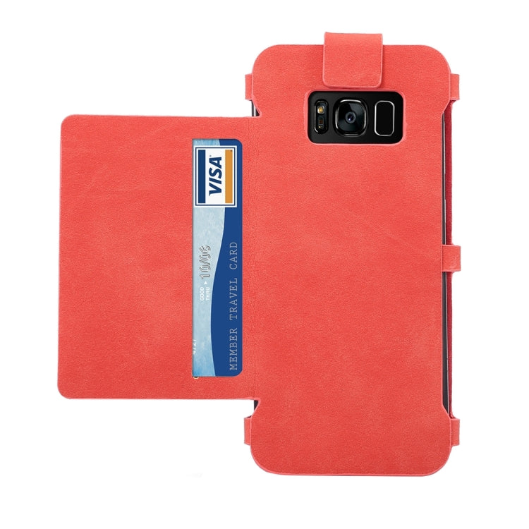 Multi-function Sheep Bar Material Universal Horizontal Flip Case for Galaxy S8 + / G9550 / Galaxy A7 (2017) with Holder & Card Slots & Photo Frame & Hook & Detachable Back Protective Case