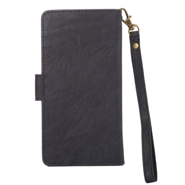 A3 Universal Da Vinci Texture Horizontal Flip Leather Case with Card Slots & Wallet & Photo Frame & Magnetic Buckle & 18cm Lanyard for Galaxy S7 & S6 Edge & S6, iPhone X  & iPhone 7 & 6s & 6, Huawei P9 & P9 Lite & Honor 8, Size: 14.5 x 7.5 x 1.8 cm
