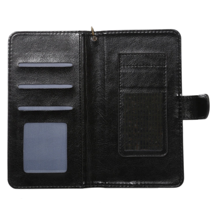 A3 Universal Da Vinci Texture Horizontal Flip Leather Case with Card Slots & Wallet & Photo Frame & Magnetic Buckle & 18cm Lanyard for Galaxy S7 & S6 Edge & S6, iPhone X  & iPhone 7 & 6s & 6, Huawei P9 & P9 Lite & Honor 8, Size: 14.5 x 7.5 x 1.8 cm