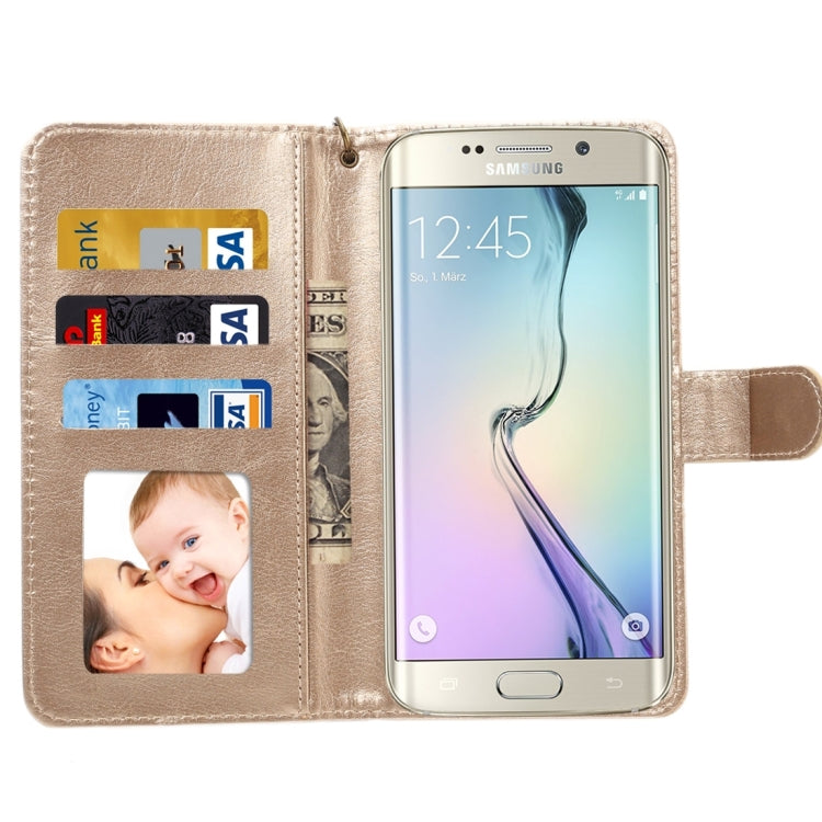 A3 Universal Da Vinci Texture Horizontal Flip Leather Case with Card Slots & Wallet & Photo Frame & Magnetic Buckle & 18cm Lanyard for Galaxy S7 & S6 Edge & S6, iPhone X  & iPhone 7 & 6s & 6, Huawei P9 & P9 Lite & Honor 8, Size: 14.5 x 7.5 x 1.8 cm