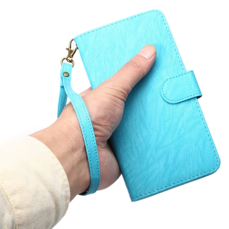 A3 Universal Da Vinci Texture Horizontal Flip Leather Case with Card Slots & Wallet & Photo Frame & Magnetic Buckle & 18cm Lanyard for Galaxy S7 & S6 Edge & S6, iPhone X  & iPhone 7 & 6s & 6, Huawei P9 & P9 Lite & Honor 8, Size: 14.5 x 7.5 x 1.8 cm