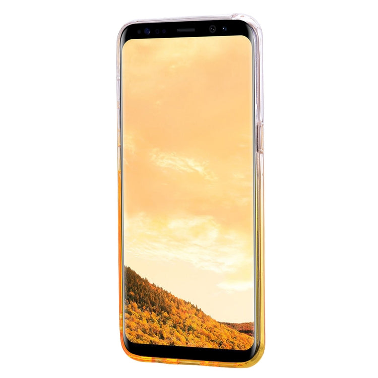 Heart Pattern Diamond Texture TPU Protector Back Cover Case for Galaxy S8+ / G955