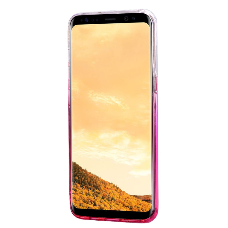 Heart Pattern Diamond Texture TPU Protector Back Cover Case for Galaxy S8+ / G955