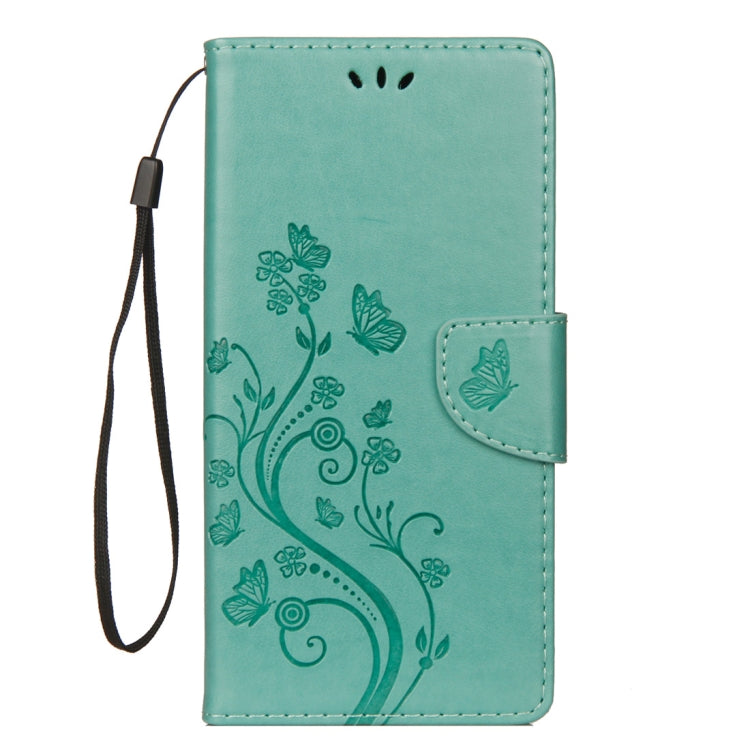 Embossed Butterfly Pattern Horizontal Flip Leather Case with Card Slot & Holder & Wallet & Lanyard For Galaxy Note9