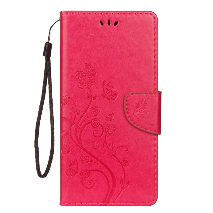 Embossed Butterfly Pattern Horizontal Flip Leather Case with Card Slot & Holder & Wallet & Lanyard For Galaxy Note9