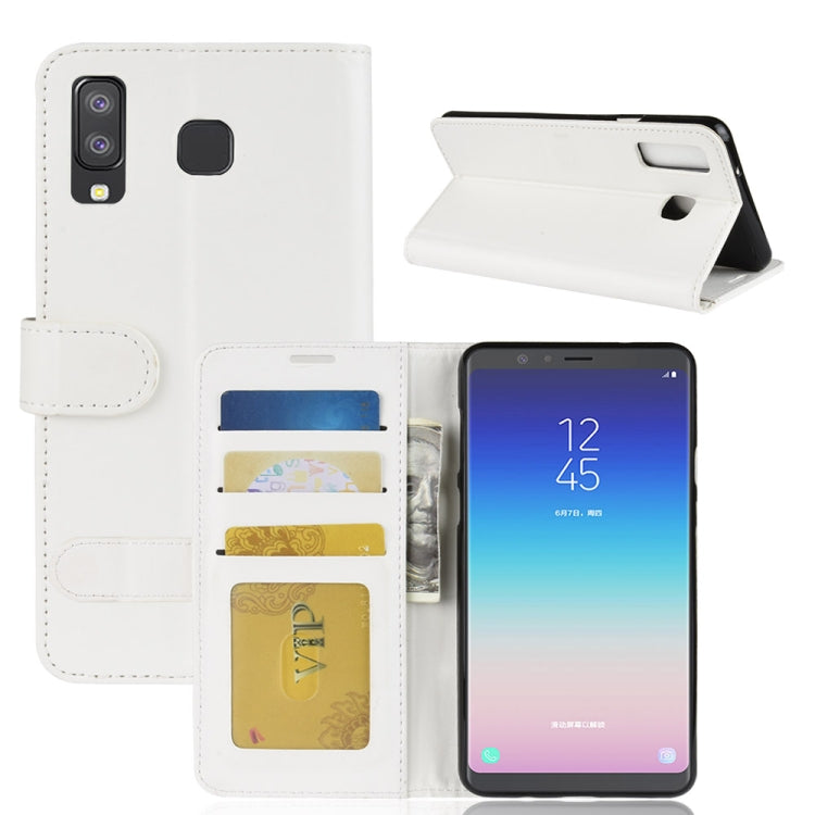 Crazy Horse Texture Horizontal Flip Leather Case for Galaxy A9 Star / A8 Star, with Wallet & Holder & Card Slots