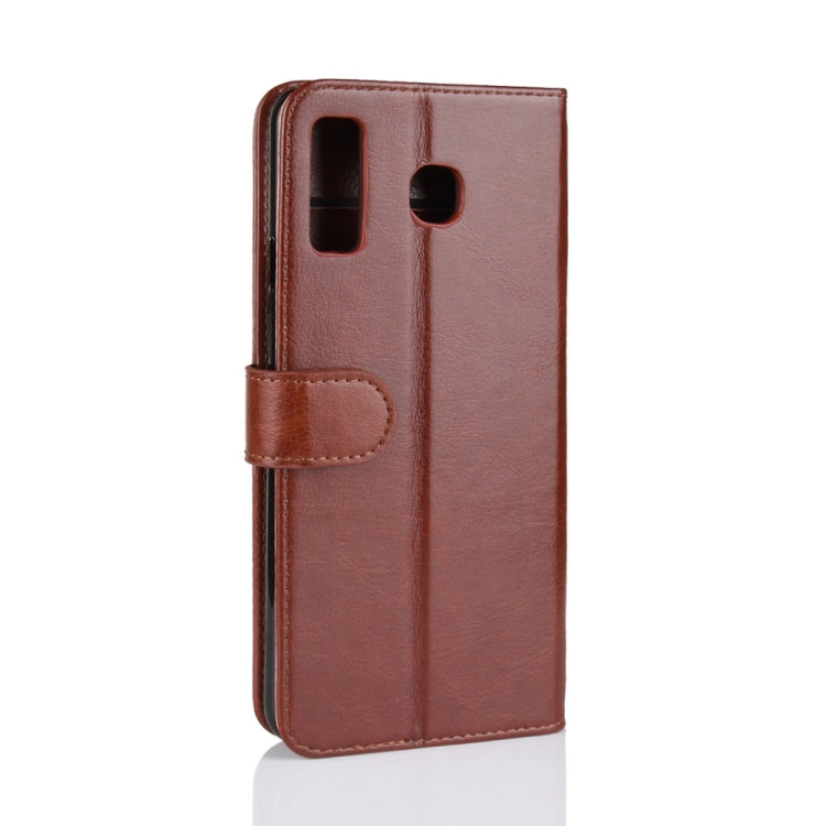 Crazy Horse Texture Horizontal Flip Leather Case for Galaxy A9 Star / A8 Star, with Wallet & Holder & Card Slots