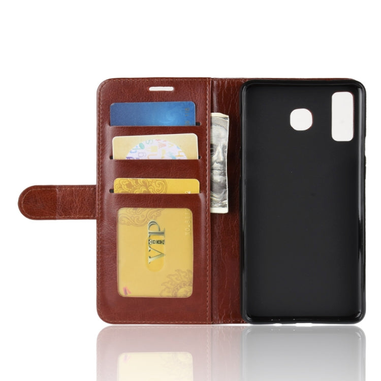 Crazy Horse Texture Horizontal Flip Leather Case for Galaxy A9 Star / A8 Star, with Wallet & Holder & Card Slots