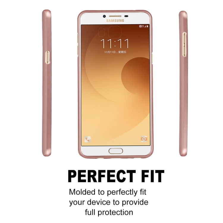GOOSPERY for Galaxy C9 Pro Soft TPU Shockproof Protective Back Case