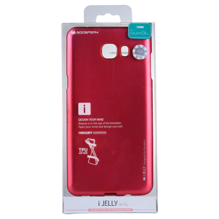 GOOSPERY for Galaxy C9 Pro Soft TPU Shockproof Protective Back Case