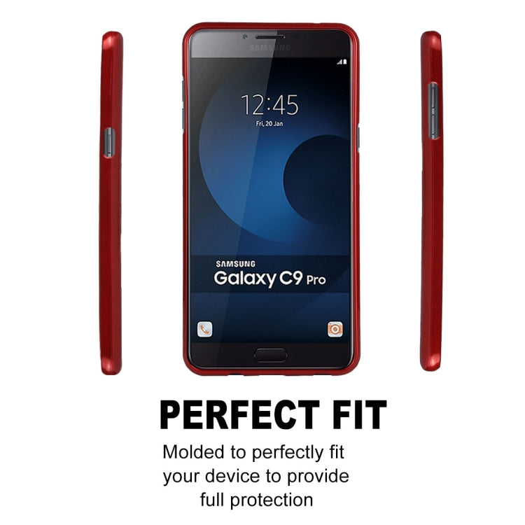 GOOSPERY PEAR JELLY for Galaxy C9 Pro Soft TPU Shockproof Protective Cover Back Case