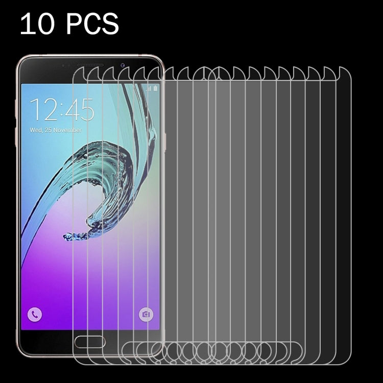 10 PCS For Galaxy A3 (2017) / A320 0.26mm 9H Surface Hardness 2.5D Explosion-proof Tempered Glass Screen Film