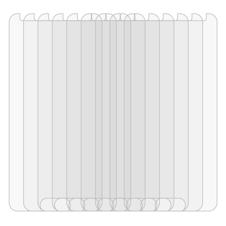 50 PCS For Galaxy A3 (2017) / A320 0.26mm 9H Surface Hardness 2.5D Explosion-proof Tempered Glass Screen Film, No Retail Package