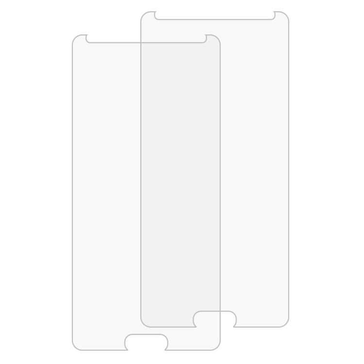 2 PCS For Galaxy A7 (2017) / A720 0.26mm 9H Surface Hardness 2.5D Explosion-proof Tempered Glass Screen Film
