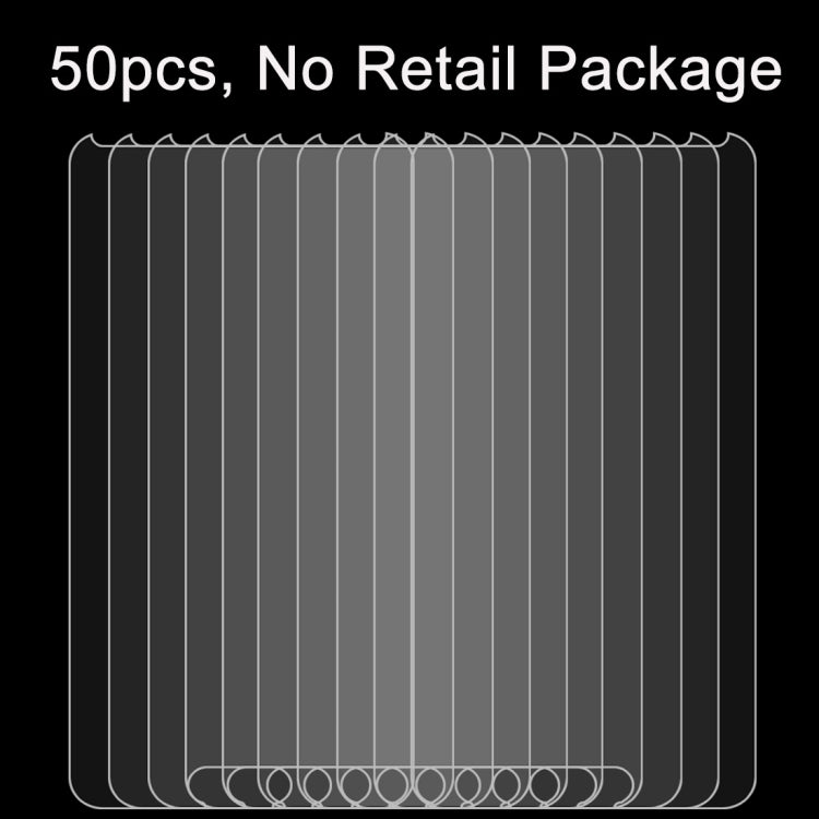 50 PCS For Galaxy A7 (2017) / A720 0.26mm 9H Surface Hardness 2.5D Explosion-proof Tempered Glass Screen Film, No Retail Package