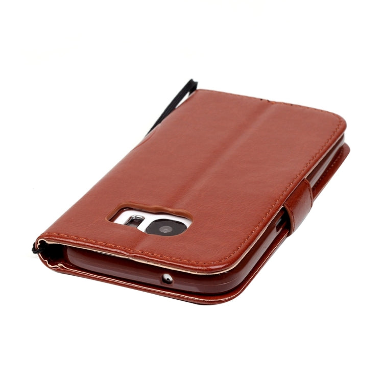 For Galaxy S7 / G930 Heart Diamond Encrusted Flowers Embossing Horizontal Flip Leather Case with Holder & Card Slots & Wallet & Lanyard