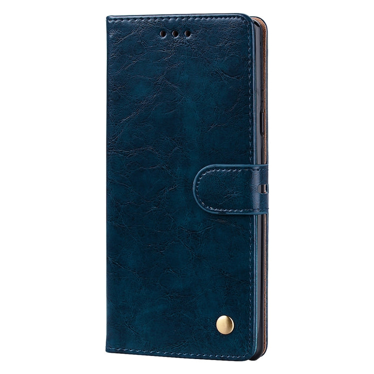 Business Style Oil Wax Texture Horizontal Flip Leather Case, with Holder & Card Slots & Wallet For Galaxy Note9