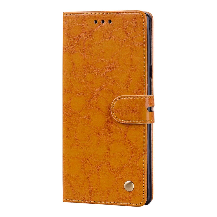 Business Style Oil Wax Texture Horizontal Flip Leather Case, with Holder & Card Slots & Wallet For Galaxy Note9