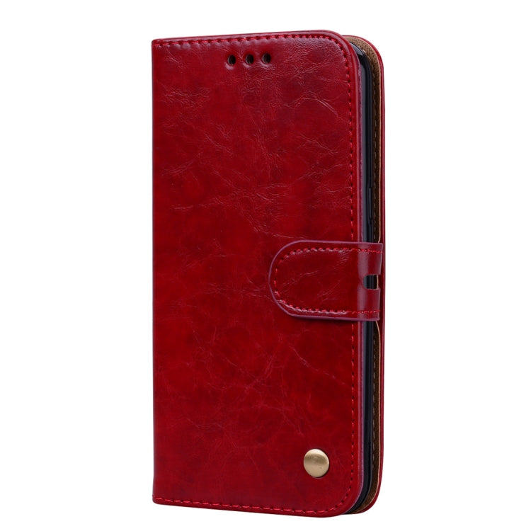 Business Style Oil Wax Texture Horizontal Flip Leather Case, with Holder & Card Slots & Wallet For Galaxy J2 Pro (2018)