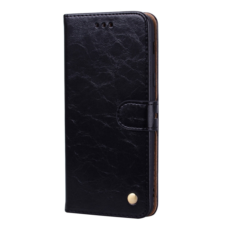 Business Style Oil Wax Texture Horizontal Flip Leather Case, with Holder & Card Slots & Wallet For Galaxy J8 (2018) (EU Version)
