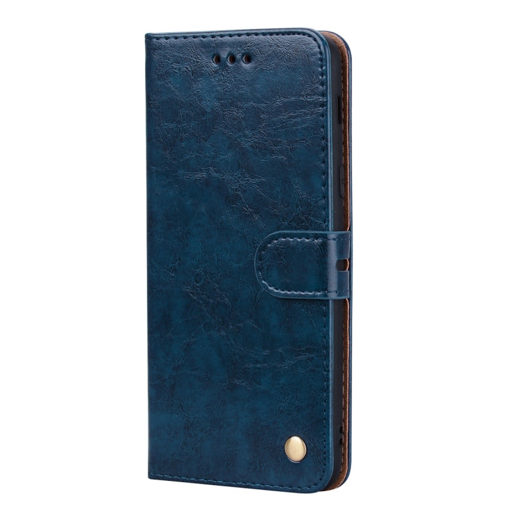 Business Style Oil Wax Texture Horizontal Flip Leather Case, with Holder & Card Slots & Wallet For Galaxy J8 (2018) (EU Version)