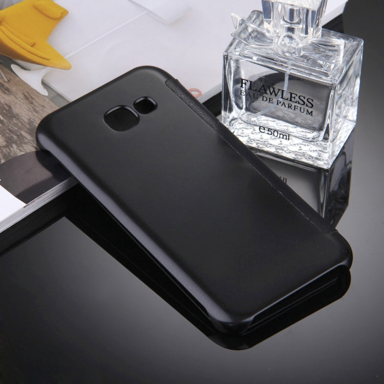 For Galaxy A5 (2017) / A520 High Transparency Horizontal Flip Leather Case with Sleep / Wake-up Function
