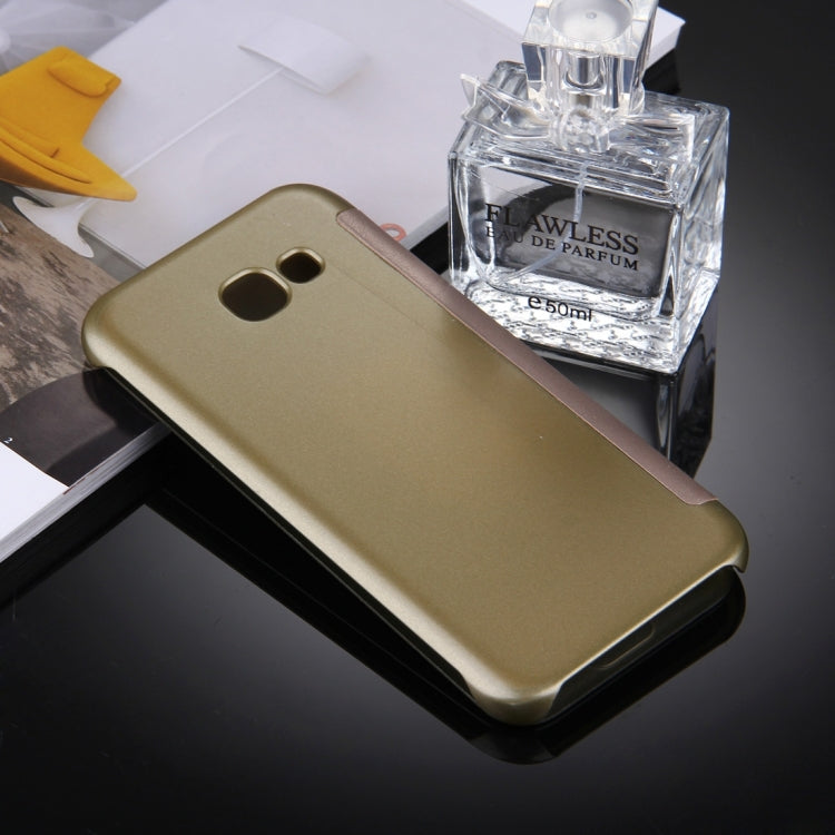For Galaxy A5 (2017) / A520 High Transparency Horizontal Flip Leather Case with Sleep / Wake-up Function