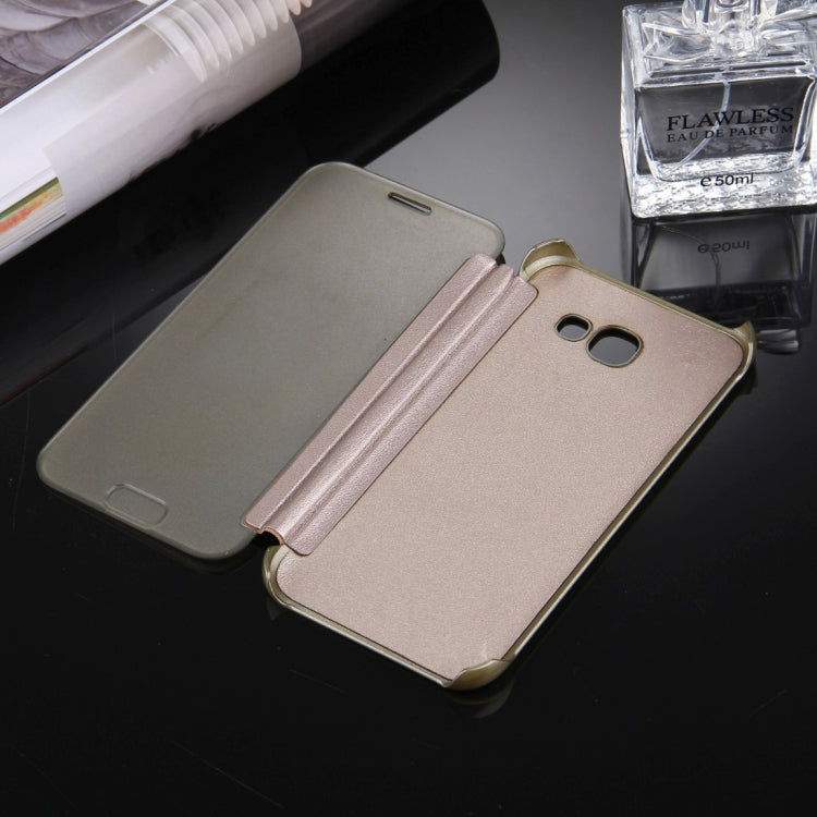 For Galaxy A5 (2017) / A520 High Transparency Horizontal Flip Leather Case with Sleep / Wake-up Function