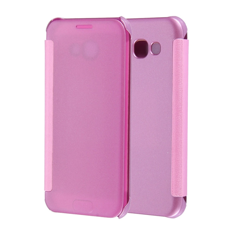 For Galaxy A5 (2017) / A520 High Transparency Horizontal Flip Leather Case with Sleep / Wake-up Function