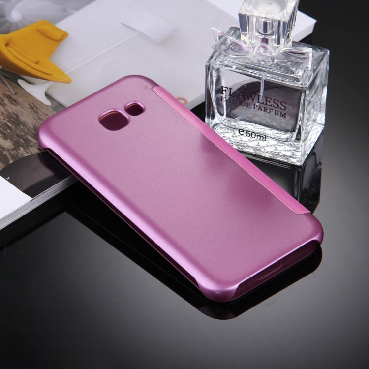 For Galaxy A5 (2017) / A520 High Transparency Horizontal Flip Leather Case with Sleep / Wake-up Function