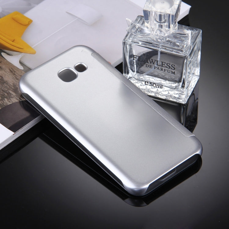 For Galaxy A5 (2017) / A520 High Transparency Horizontal Flip Leather Case with Sleep / Wake-up Function