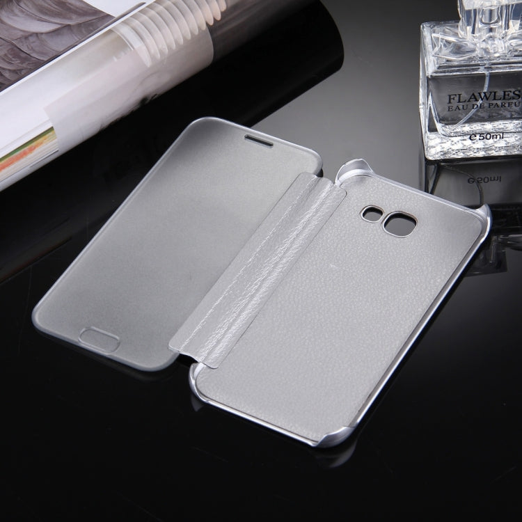 For Galaxy A5 (2017) / A520 High Transparency Horizontal Flip Leather Case with Sleep / Wake-up Function