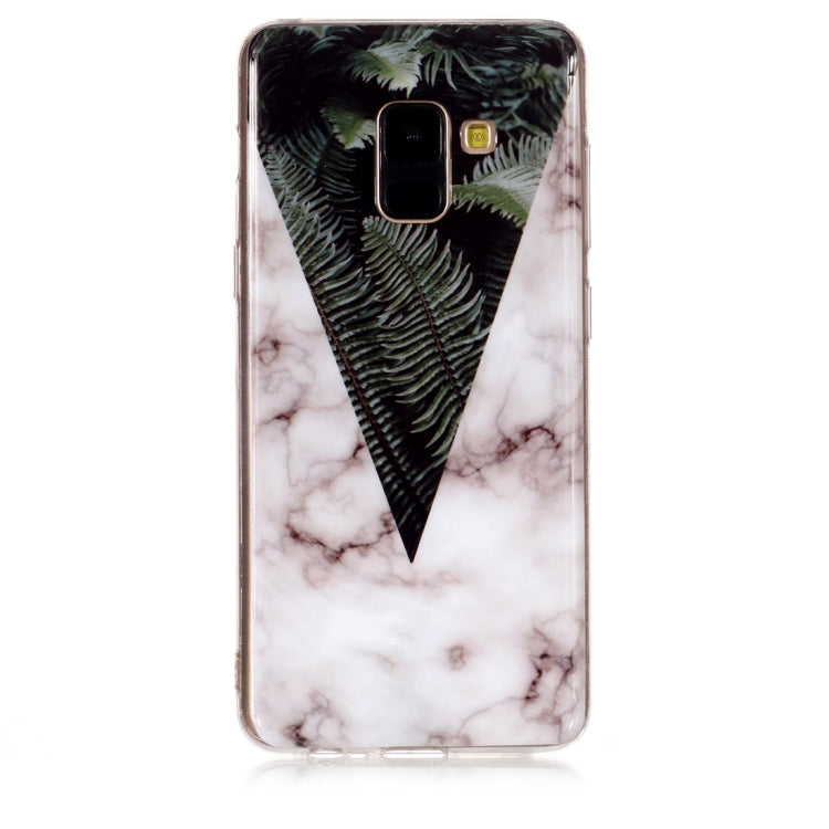 Marble Pattern TPU Soft Protective Case For Galaxy A8 (2018)