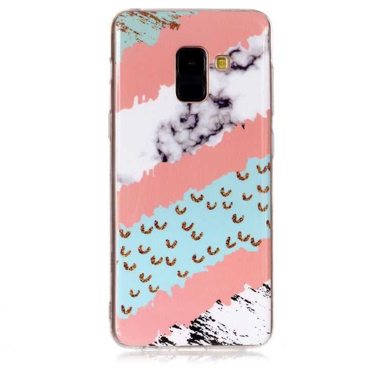 Marble Pattern TPU Soft Protective Case For Galaxy A8 (2018)