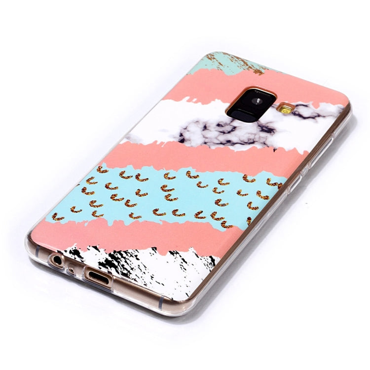 Marble Pattern TPU Soft Protective Case For Galaxy A8 (2018)