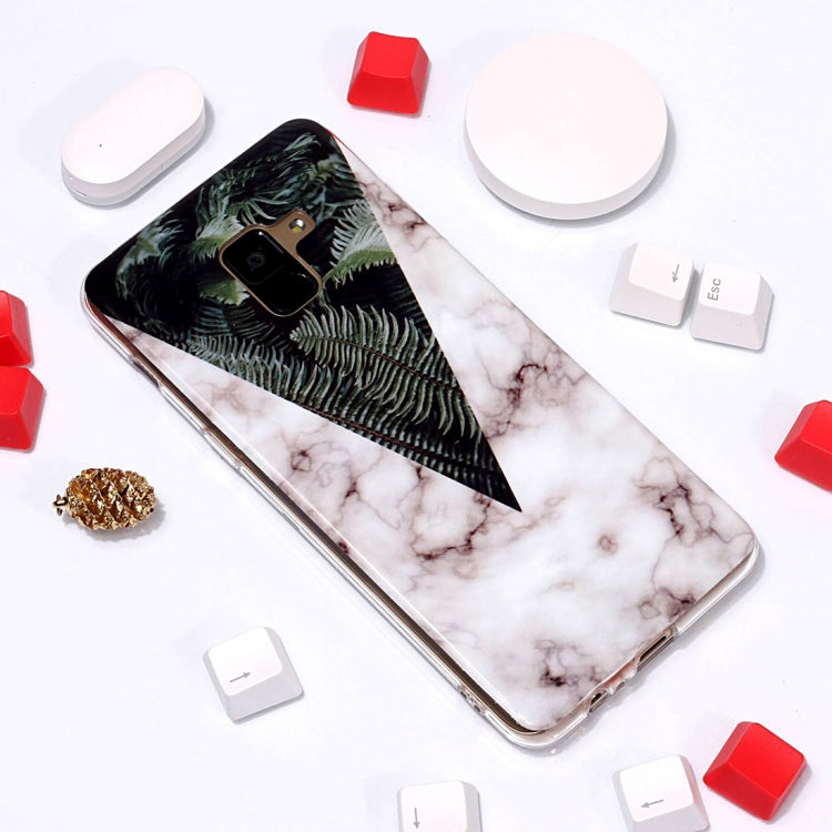 Marble Pattern TPU Soft Protective Case For Galaxy A8+ (2018)