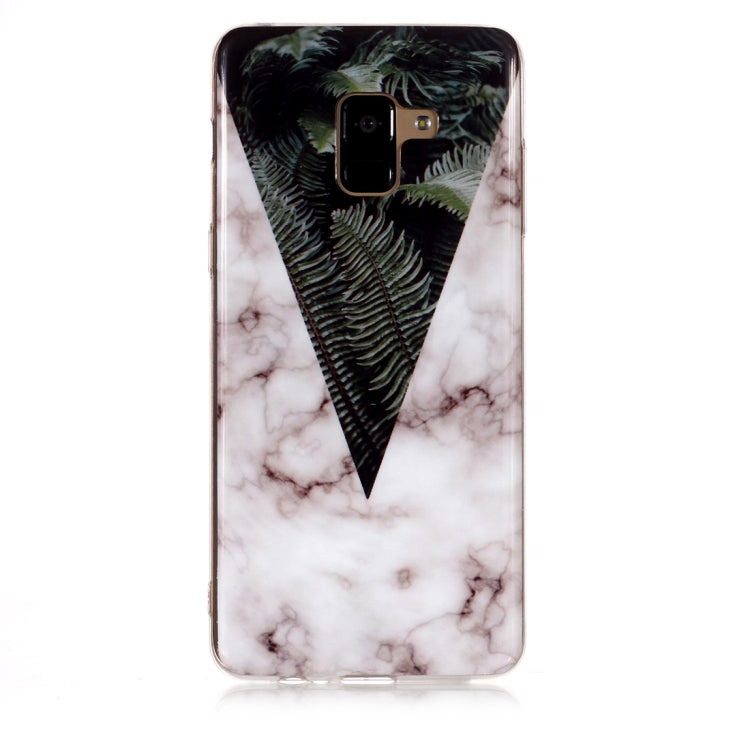 Marble Pattern TPU Soft Protective Case For Galaxy A8+ (2018)