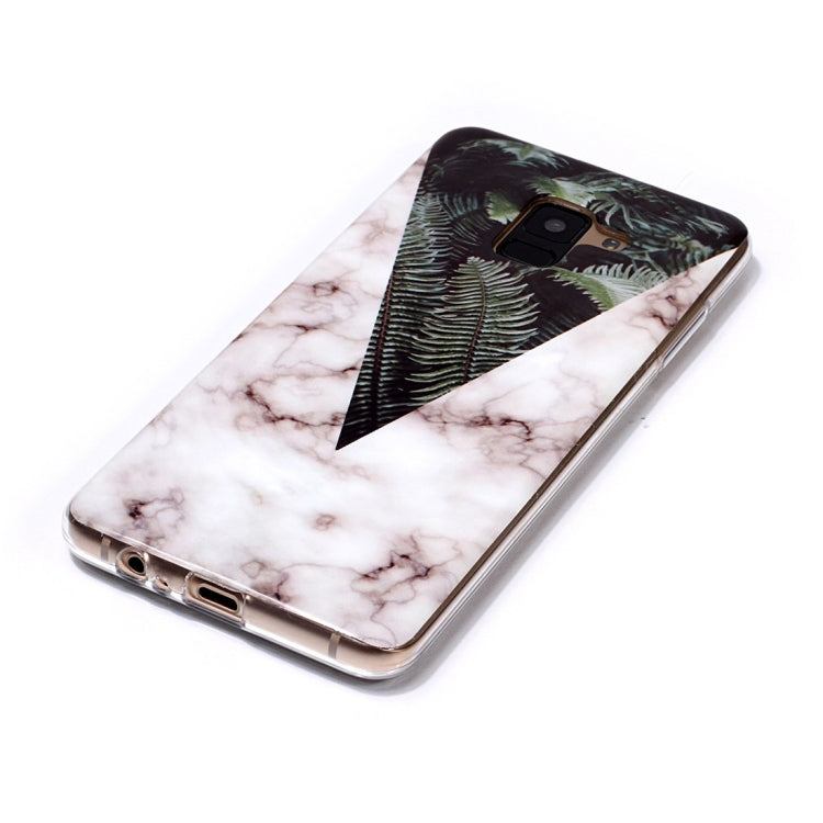 Marble Pattern TPU Soft Protective Case For Galaxy A8+ (2018)